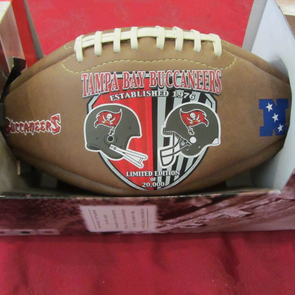 Buccaneers football its flat does not hold air